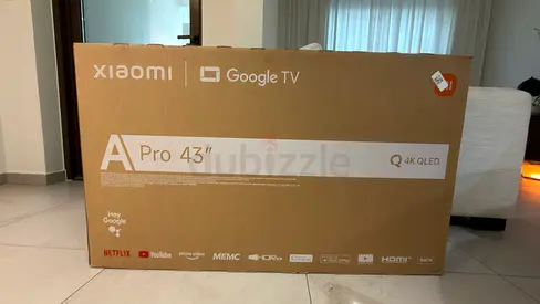 Xiaomi A Pro 43 4K QLED Google TV - Brand New in Box 2026