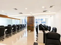 Spacious Furnished Office | Glass Partitioned | Close to Metro