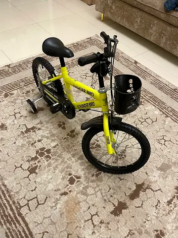 Classifieds: Kids 16-inch Training Bike with Basket and Training Wheels ...