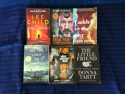 6 THRILLER NOVELS