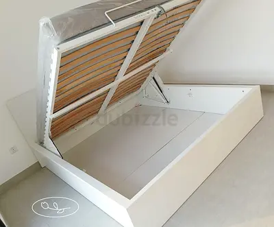 IKEA hydraulic king size bed frame with storage inside full bed frame with IKEA mattress 180×200cm
