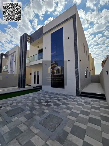 4-bedroom master villa for sale in Al Zahia, Ajman | Registration fees included | Opposite a public park