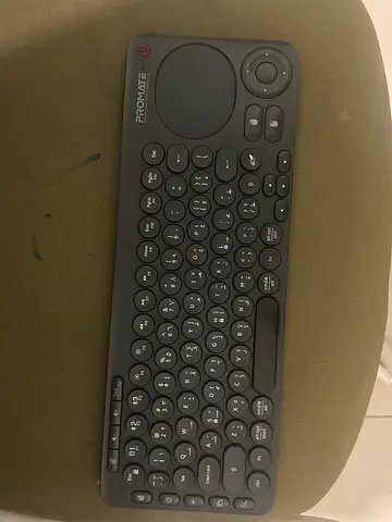 Promate wireless keyboard with built-in touchpad - compact, good condition