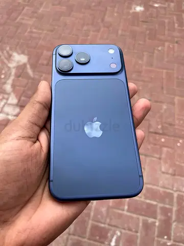 I phone 17 pro max blue color 256GB