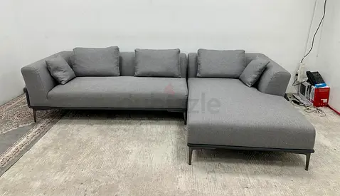 Marina home gray lshape sofa for sale