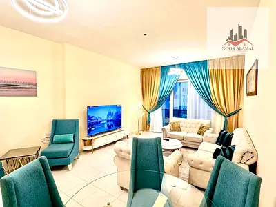 Sharjah, Al Taawun: A one-bedroom apartment with a living room, kitchen, and two bathrooms. Second-tenant occupancy, suitable for those with refined t