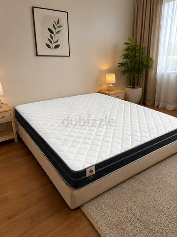 Mattress Luxury foam mattress with elegant quilting. All sizes available.