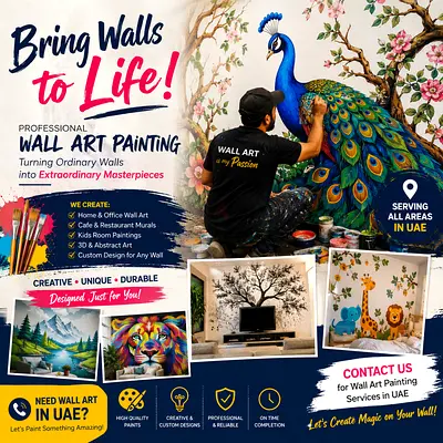 Professional Wall Art Painting Services – Custom Murals for Home  Office