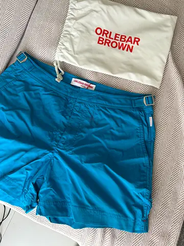 Orlebar Brown Teal Swim Shorts, Size 30