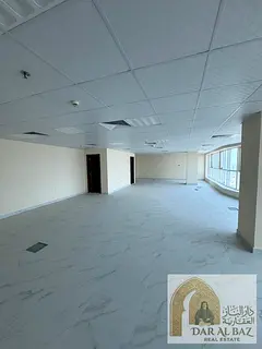 Office for Annual Rent in Al Majaz 2, Sharjah | Ready to Move, Full Open View, Free AC & Free Parkin