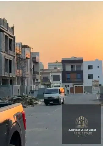 Townhouse Plot for Sale in Al Yasmeen Ajman prime first row location behind Al Kookh excellent investment opportunity with G plus 2 and roof permit id