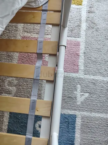 IKEA slatted bed base with wooden slats — good condition extendable , can be for child or adult.