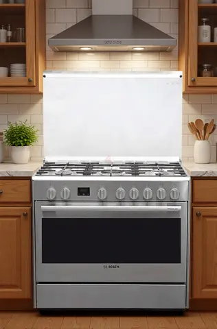 Bosch 5 Burners full gas digital Cooking Range Sam like New condition 90cm