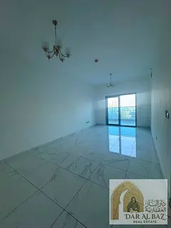 Two-bedroom apartment for annual rent in Al Majaz 1 | Maid's room | 3 bathrooms | Open view | Bu