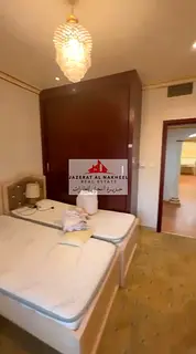 Three rooms and a hall in Al Taawun, excellent