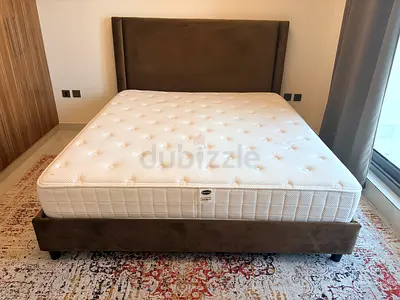 Super King Bed Frame with Mattress 180 x 200 cm