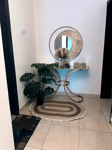 Mirror with console