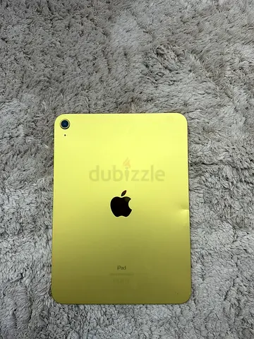 Apple iPad mini (yellow) - good condition, single rear camera little same crack side