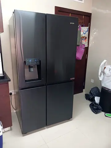 Gorenje side by side refrigerator latest model with water Dispenser and ice maker