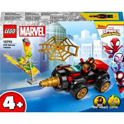 LEGO Marvel Spidey Drill Spinner Vehicle (10792) - Miles Morales Electro, New