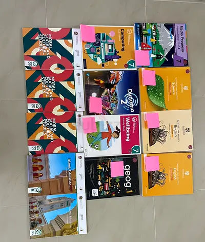 Grade 7 textbooks full set