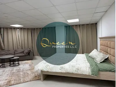 استوديو مفروش للإيجار الشهري في المويهات 2 | شامل الفواتير والإنترنت وقرب أكاديمية عجمان والمستشفى السعودي الألماني