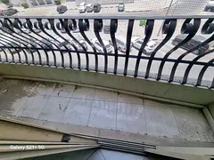 For rent in Al Majaz 3, Sharjah: 3BR apartment, master room, store, 3 bathrooms, 2 balconies, open v