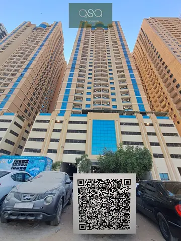 Furnished One Bedroom With Parking Is Available For Rent In Paradise Lake Tower b6 Emirates City, Ajman!