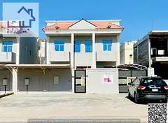 Villa for rent in the Al Zahia area, Ajman; ready for immediate occupancy and well-maintained. It fe