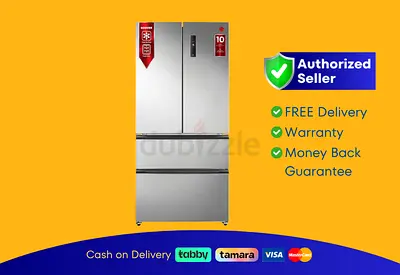 Hoover 670L French Door Refrigerator - Warranty - Free Delivery