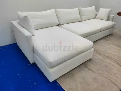Crate and Barrel Lounge Deep authentic lshape sofa