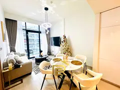 Furnished 1BR | Azizi Riviera 21 | Cummunity View