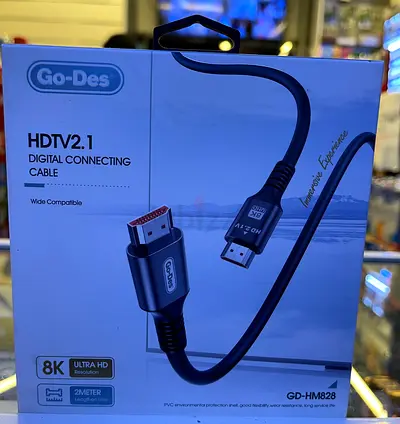 Go-Des HDTV2.1 8K HDMI Cable (2m) - Brand New in Box