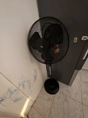 Pedestal standing fan - used, working