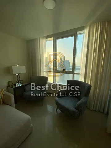 Stunning 2BR Waterfront Apartment | Beach Tower 2, Al Mamzar | Fully Furnished