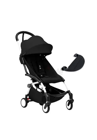 Babyzen YOYO2 Lightweight Compact Stroller Black and White
