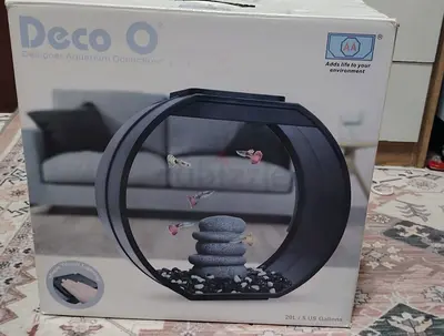 Deco O Designer Aquarium 20L - Circular Fish Tank, Brand New in Box