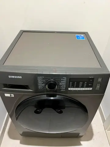 Samsung Front Load Washer  Dryer, 8/6 kg, 1400 RPM, Dark Grey, W80TA046BX/GU