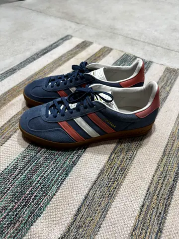 Adidas Gazelle Sneakers in Blue and Pink