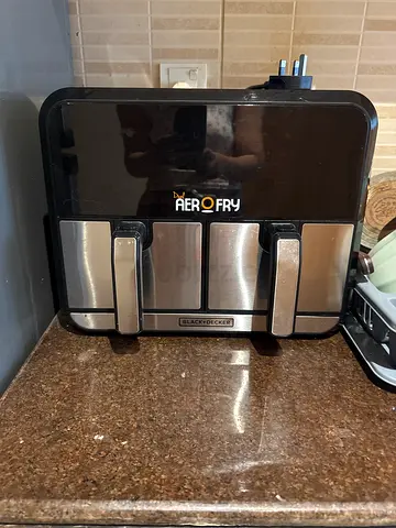 AeroFry 3-Compartment Air Fryer - Used, Good Condition