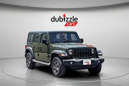 AED 1596/month | 2021 Jeep Wrangler Unlimited Sport | GCC Specs | Ref#492206
