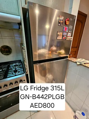 LG 315L Top Freezer Fridge GN-B442PLGB – Good Condition AED 800