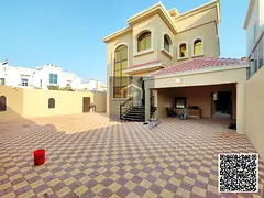Al Muweihat 1, Ajman - Spacious villa with 5 master bedrooms, a majlis, a living room, a kitchen, a