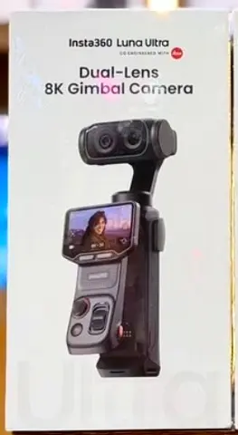 Insta360 Luna Ultra Standard Bundle - 8K Dual-Lens Gimbal Camera (Cosmic Black)
