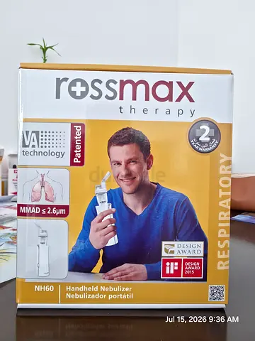 Rossmax NH60 Handheld Nebulizer - Brand New, Unused