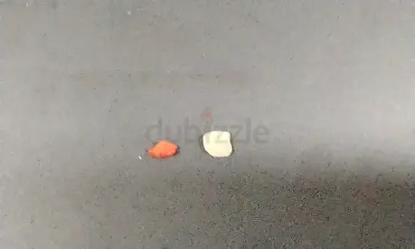 Red and transparent white-----Rock