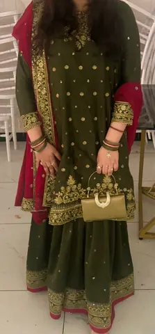 Pakistani 3Pc Garara Dress for Sale