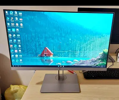 HP 22-inch IPS Monitor with Slim Bezels and Adjustable Stand — Good Condition