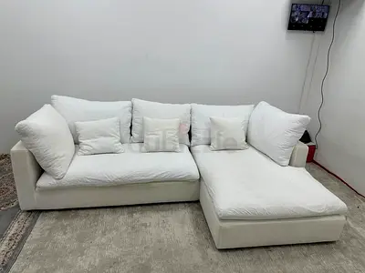 Like new condition the one brand lshape comfortable sofa