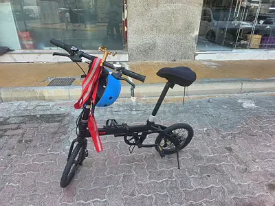 black Upten Season folding bicycle